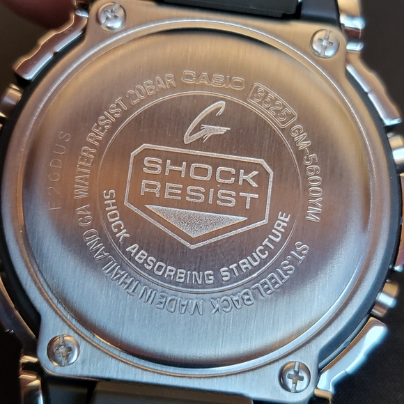 NEW!! G-SHOCK WATCH ⌚️ GM-5600YM STAINLESS STEEL,G STEEL FINE METALLIC SERIES - Picture 8 of 12
